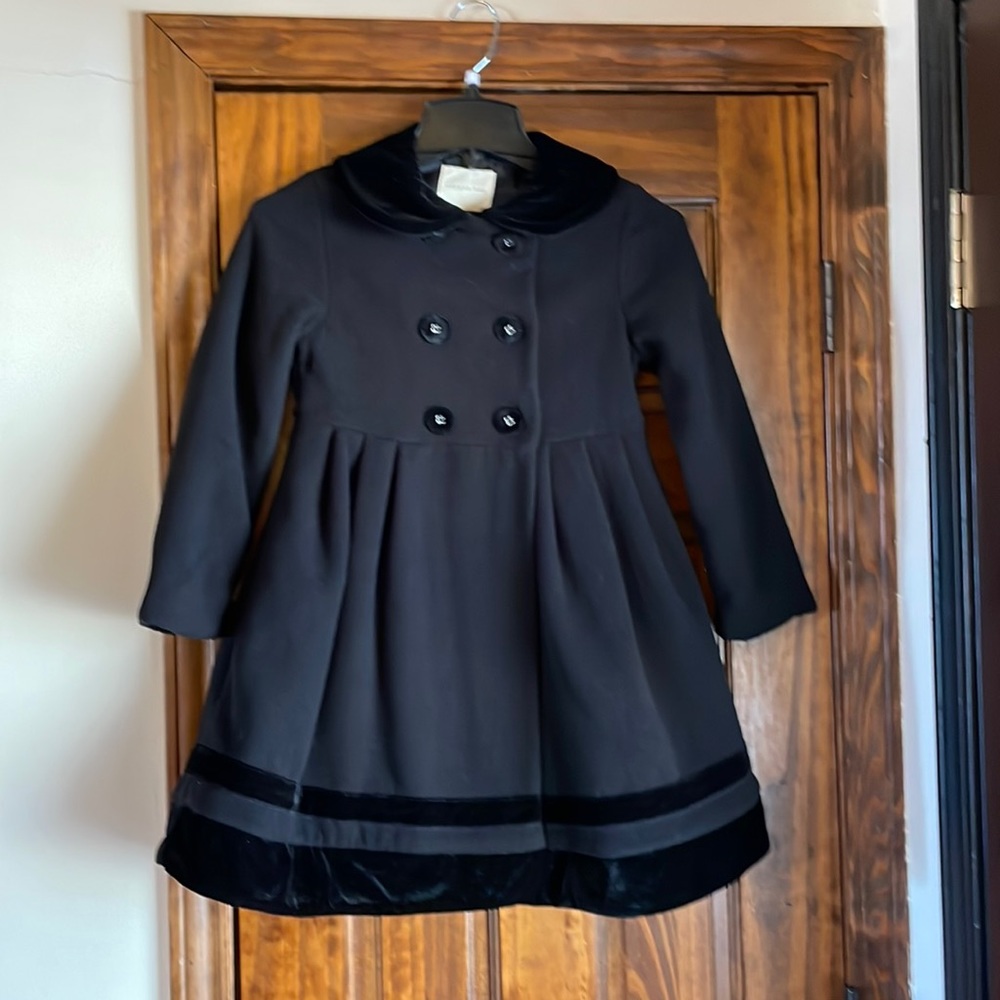 Copper Key girls double-breasted pea coat.